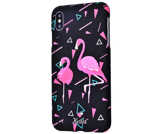 Чехол Kutis Protect Case 360 для Apple iPhone X / XS (5.8") Фламинго/Черный