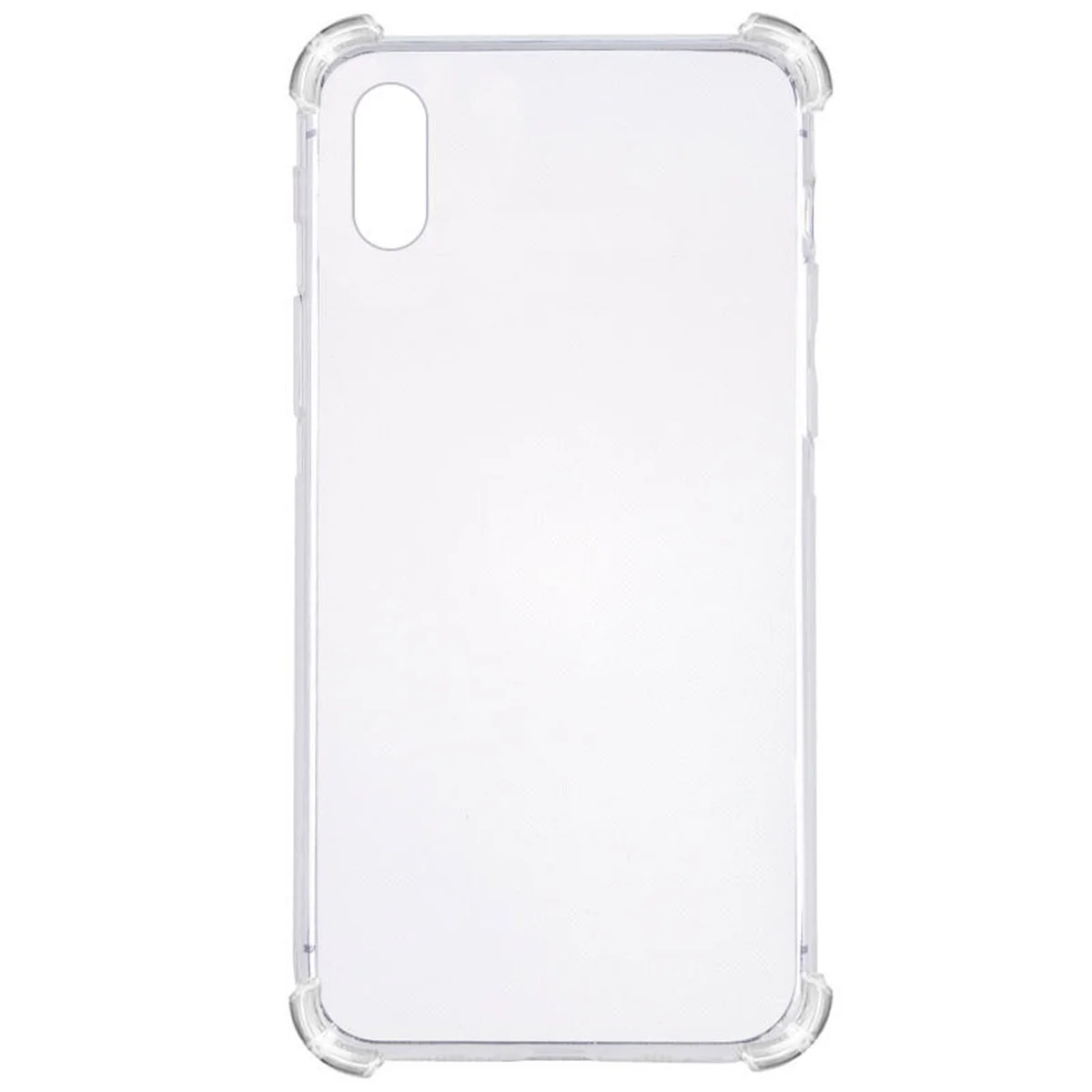 TPU чохол GETMAN Ease logo посилені кути для Apple iPhone X / XS (5.8 ") Прозорий / Transparent
