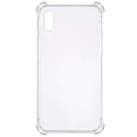 TPU чохол GETMAN Ease logo посилені кути для Apple iPhone X / XS (5.8 ") Прозорий / Transparent