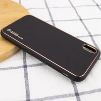 Кожаный чехол Xshield для Apple iPhone X / XS (5.8") Черный / Black