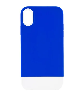Чохол TPU+PC Bichromatic для Apple iPhone X / XS (5.8") Navy Blue / White