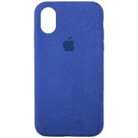 Чохол ALCANTARA Case Full для Apple iPhone X / XS (5.8 ") Синій