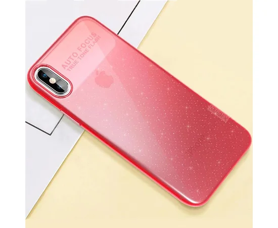 TPU чехол X-Level Rainbow Series для Apple iPhone X / XS (5.8") Красный