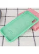 Чехол Silicone case (A) (с закрытым низом) для Apple iPhone X/XS Зеленый / Spearmint