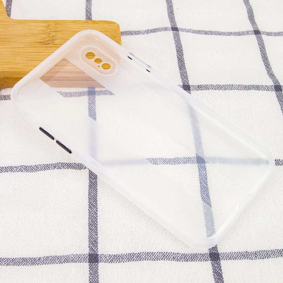 Чохол TPU Glossy Line Full Camera для Apple iPhone X / XS (5.8 ") Матовий