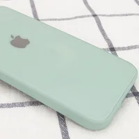 TPU + Glass чохол GLOSSY Logo Full camera для Apple iPhone X / XS (5.8 ") М'ятний