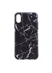 TPU чехол Rock Origin Series (Textured marble) для Apple iPhone X/XS Черный / Black marble