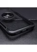TPU+PC чехол Deen CrystalRing под магнитный держатель для Apple iPhone X / XS (5.8") Бесцветный / Черный
