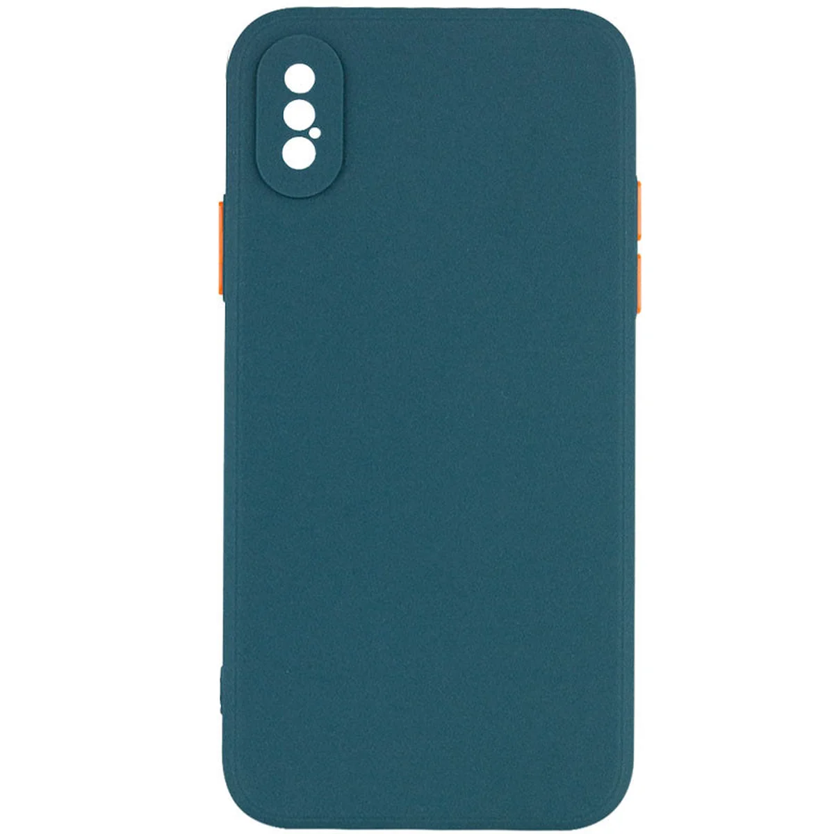 Чехол TPU Square Full Camera для Apple iPhone X / XS (5.8") Зеленый