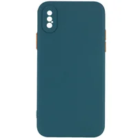 Чехол TPU Square Full Camera для Apple iPhone X / XS (5.8") Зеленый