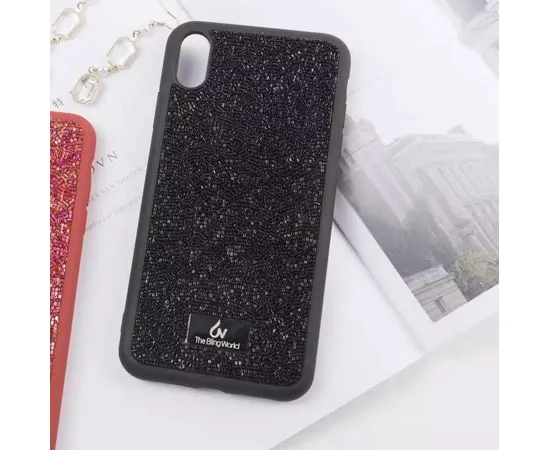 TPU чехол Bling World Brilliant Case для Apple iPhone X / XS (5.8") Черный