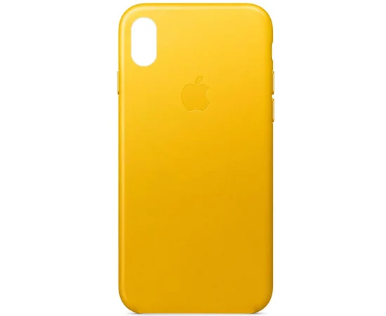 Чехол Silicone Case Full Protective (AA) для Apple iPhone X/XS Желтый / Sunflower