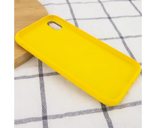 Кожаный чехол Xshield для Apple iPhone X / XS (5.8") Желтый / Yellow