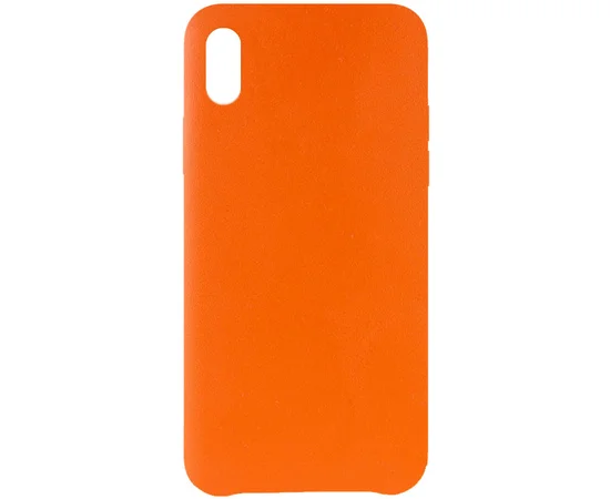 Кожаный чехол AHIMSA PU Leather Case (A) для Apple iPhone X / XS (5.8") Оранжевый