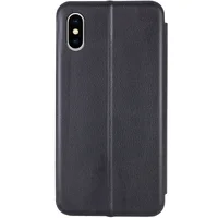Кожаный чехол-книжка Classy для Apple iPhone X / XS (5.8") Черный