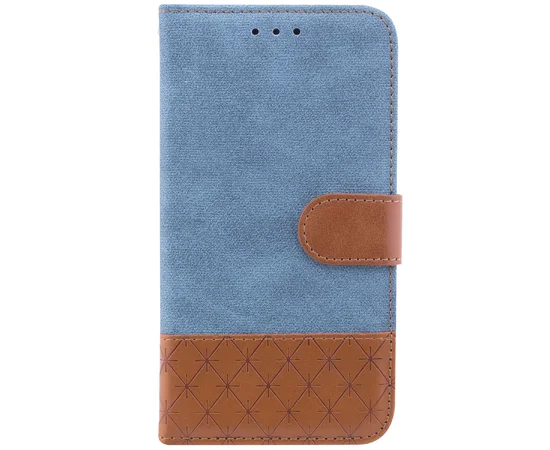 Чехол-книжка Diary c TPU креплением и функцией подставки для Apple iPhone X (5.8") Голубой