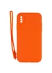 Чехол TPU Square Full Camera для Apple iPhone X / XS (5.8") Оранжевый