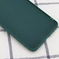 Силиконовый чехол Candy Full Camera для Apple iPhone X / XS (5.8") Зеленый / Forest green