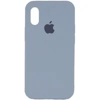 Чохол Silicone Case Full Protective (AA) для Apple iPhone X/XS Синій / Sweet Blue