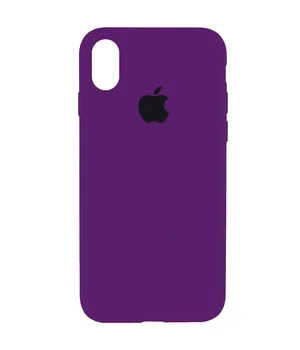 Чохол Silicone Case Full Protective (AA) для Apple iPhone X / XS Фіолетовий / Ultra Violet