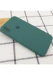Чехол Silicone Case Square Full Camera Protective (AA) для Apple iPhone XS (5.8") Зеленый / Pine green