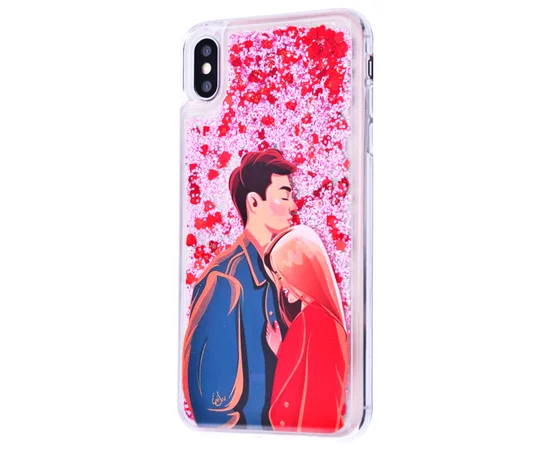 TPU+PC чехол Lovely Stream для Apple iPhone X / XS (5.8") Girl and boy
