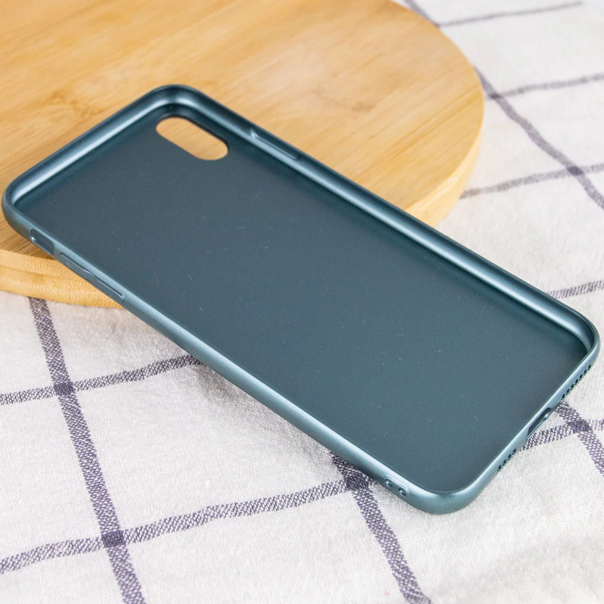 TPU + Glass чохол GLOSSY Logo Full camera для Apple iPhone X / XS (5.8 ") Зелений