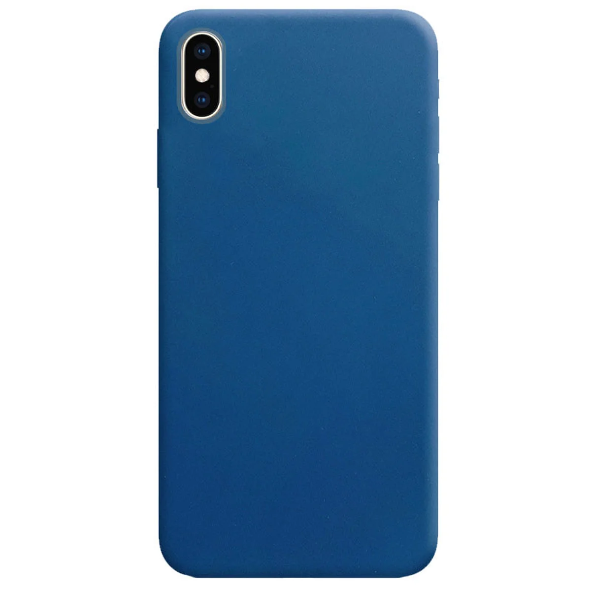 Силиконовый чехол Candy для Apple iPhone X / XS (5.8") Синий