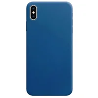 Силиконовый чехол Candy для Apple iPhone X / XS (5.8") Синий