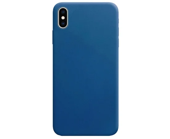 Силиконовый чехол Candy для Apple iPhone X / XS (5.8") Синий