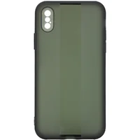 Чохол TPU Glossy Line Full Camera для Apple iPhone X / XS (5.8 ") Чорний