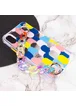 TPU+PC чехол Colorspot с ремешком-цепью для Apple iPhone X / XS (5.8") Dots