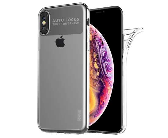 TPU чехол X-Level matte series для Apple iPhone X / XS (5.8") Прозрачный
