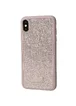 TPU чехол Bling World Grainy Diamonds для Apple iPhone X / XS (5.8") Rose Gold