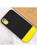 Чехол TPU+PC Bichromatic для Apple iPhone X / XS (5.8") Black / Yellow