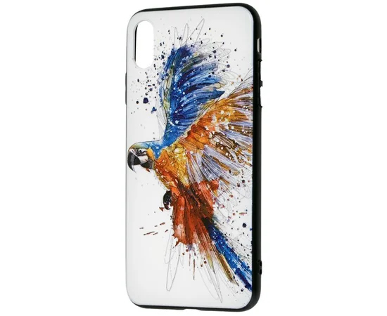 TPU чехол Aquarelle для Apple iPhone X/XS Попугай