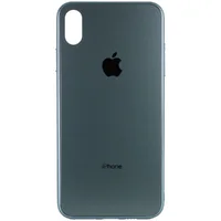 TPU + Glass чохол GLOSSY Logo Full camera для Apple iPhone X / XS (5.8 ") Зелений