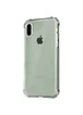 TPU чехол Epic Ease с усиленными углами для Apple iPhone X (5.8") Зеленый / Transparent