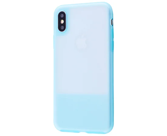TPU чехол Shadow Slim для Apple iPhone X / XS (5.8") Голубой