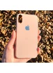TPU+Glass чехол GLOSSY Logo series для Apple iPhone X (5.8") / XS Rose Gold