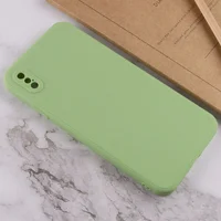 Силіконовий чохол Candy Full Camera для Apple iPhone X / XS (5.8 ") Фісташковий