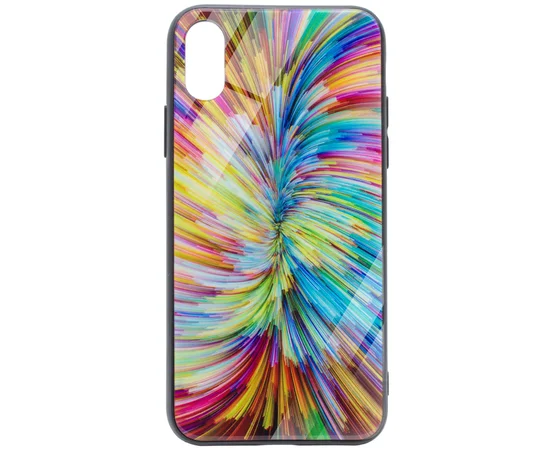 Накладка Glass Case Unreal для Apple iPhone X/XS Взрыв