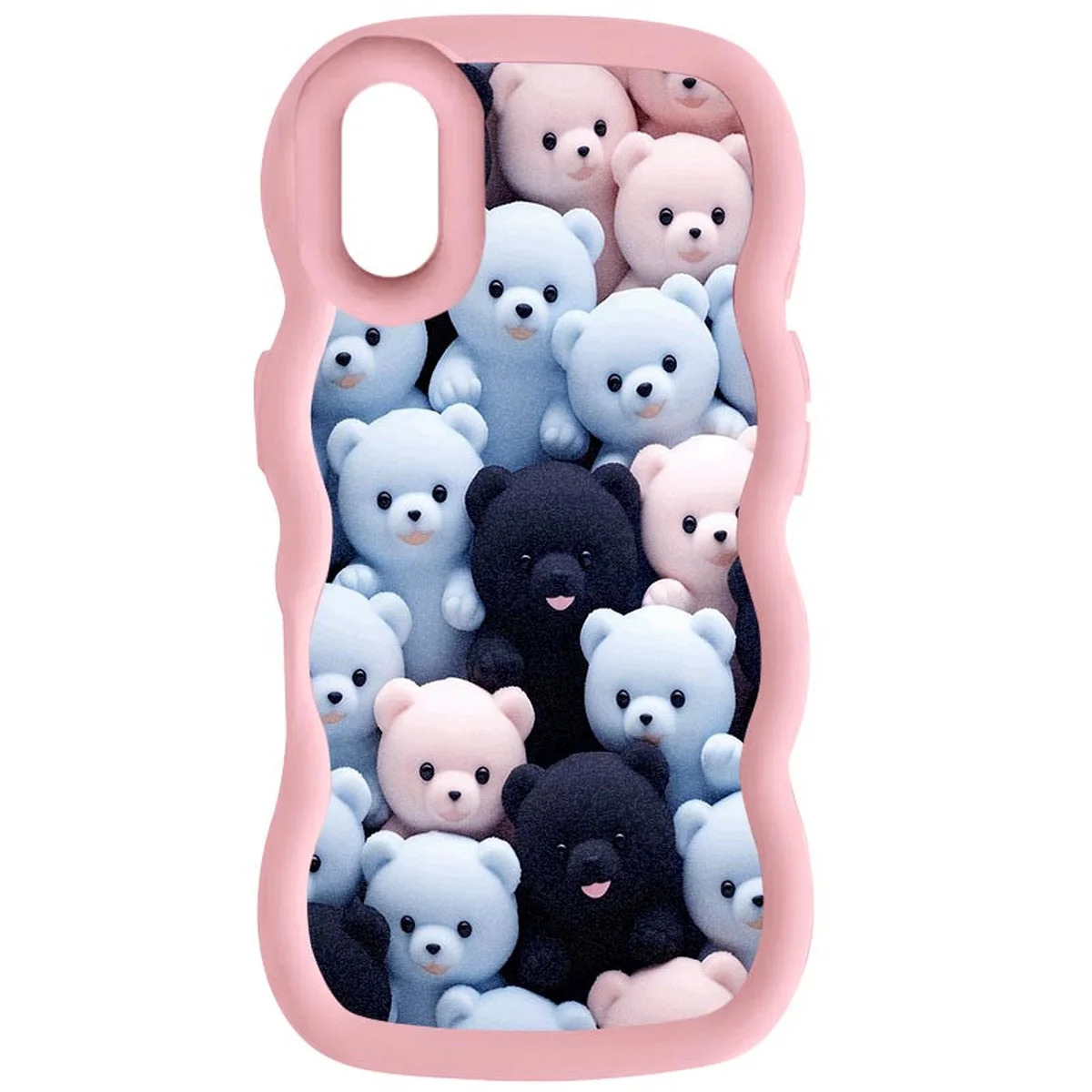 Чехол TPU Cloudy Pictures для Apple iPhone X / XS (5.8") Bears