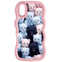 Чехол TPU Cloudy Pictures для Apple iPhone X / XS (5.8") Bears