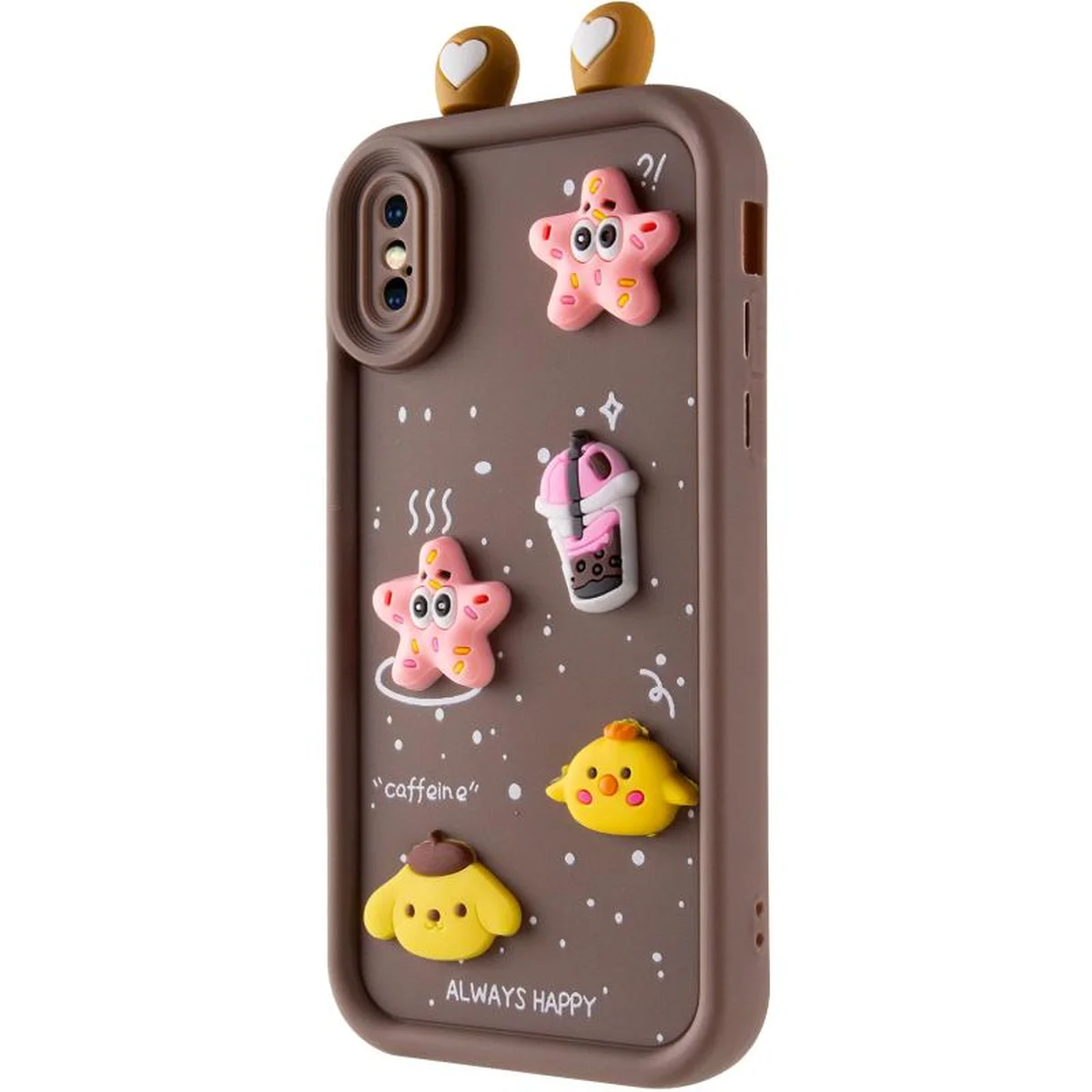 Чохол TPU Toys Case with Ears для Apple iPhone X/XS (5.8") Brown