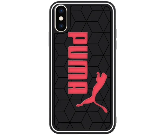 TPU Чехол Sneakers для Apple iPhone XS (5.8") Черный / Puma