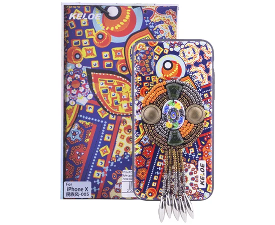 TPU+PC чехол "Keloe" National Style для Apple iPhone X/XS Узор 005