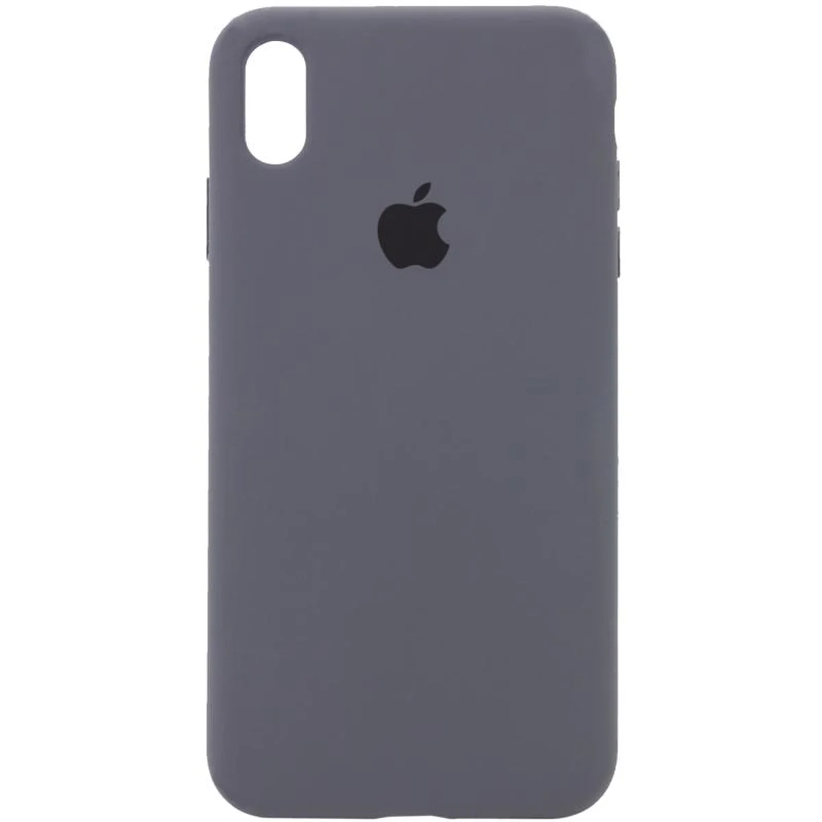 Чехол Silicone Case Full Protective (AA) для Apple iPhone X / XS (5.8") Серый / Dark Gray