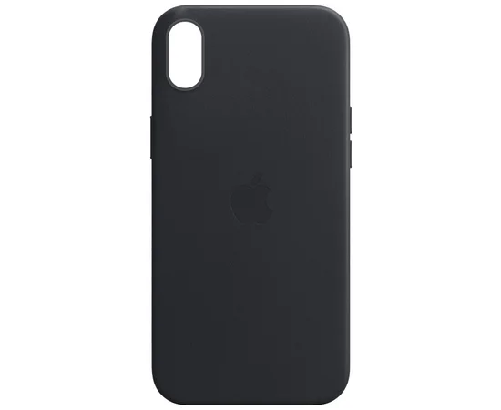 Кожаный чехол Leather Case (AA) для Apple iPhone X / XS (5.8") Black