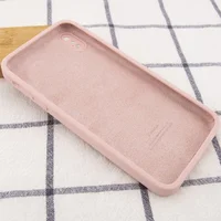 Чохол Silicone Case Square Full Camera Protective (AA) для Apple iPhone XS (5.8 ") Рожевий / Pink Sand